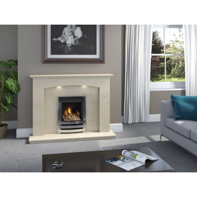 J&R HILL Fulford micro-marble fireplace